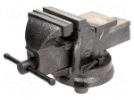 Vice | iron alloy | 125mm | twistable,bench,with anvil | 9kg