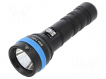 Torch: LED diving | L: 152mm | 10/1600lm | &Oslash;: 29&divide;45mm | IPX8