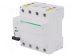 RCD breaker | Inom: 40A | Ires: 30mA | Poles: 4 | 400V | Mounting: DIN