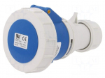 Connector: AC supply | plug | female | 32A | 400VAC | IEC 60309 | IP67