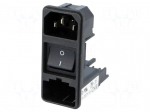 Connector: AC supply | socket | male | 10A | 250VAC | IEC 60320