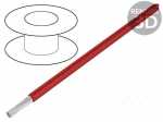Wire | HookUp Wire PVC | stranded | Cu | 18AWG | red | PVC | 600V | 305m