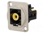 Coupler | RCA socket,both sides | Case: XLR standard | 19x24mm