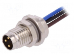 Connector: M8 | Len: 0.2m | male | PIN: 3 | socket | IP67 | 60V