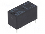 Relay: electromagnetic | DPDT | Ucoil: 24VDC | 0.5A/125VAC | 2A/30VDC