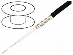 Wire: coaxial | RG316U | stranded | CCS | PTFE | brown | 100m | 2.5mm