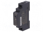 Power supply: switched-mode | 15.4W | 48VDC | 43.2&divide;55.2VDC | 320mA