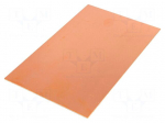 Laminate | FR4 | 1.5mm | L: 160mm | W: 100mm | Coating: copper
