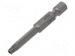 Screwdriver bit | Torx&reg; with protection | T20H | Overall len: 50mm
