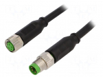 Connection lead | M8 | PIN: 4 | 1m | plug | 30VAC | 4A | -30&divide;80&deg;C | IP67