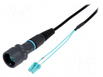 Connector: fiber optic | patchcord | PIN: 2 | multi mode duplex (MM)