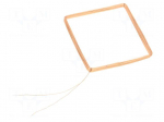 RFID antenna | 125kHz | Body dim: 46x46x3mm | Usable dim: 42x42x3mm