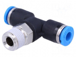 Push-in fitting | straight,T-tap splitter | -0.95&divide;6bar | Mat: PBT