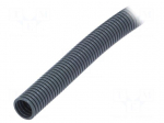 Protective tube | Size: 17 | polyamide 6 | grey | L: 50m | PCL | PMAFLEX