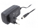 Power supply: switching | mains,plug-in | 6VDC | 1A | 6W | Out: 5,5/2,1