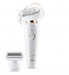 Braun | Epilator | Silk-epil 9 Flex SES9002 | Operating time (max) 40 min | Bulb lifetime (flashes) Not applicable | Number of power levels 2 | Wet & Dry | White/Gold