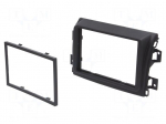Radio frame | Fiat | 2 DIN | matt black