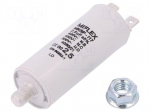 Capacitor: polypropylene | motors, run | 2.5uF | 400VAC,450VAC | &plusmn;10%