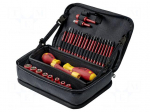 Screwdriver: insulated-set | insulated | 1kVAC | bag | 31pcs.