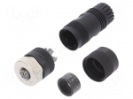 Connector: M12 | plug | PIN: 5 | female | straight | IP67 | screw terminal