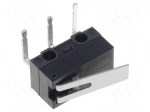 Microswitch SNAP ACTION | 3A/125VAC | 0.1A/30VDC | with lever | SPDT