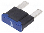 Fuse: fuse | 1A | 58VDC | automotive | 11.8mm | Mini | MINI