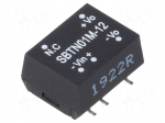 Converter: DC/DC | 1W | Uin: 10.8&divide;13.2VDC | Uout: 12VDC | Iout: 8.4&divide;84mA