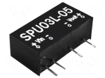 Converter: DC/DC | 3W | Uin: 21.6&divide;26.4VDC | Uout: 5VDC | Iout: 600mA | SIP