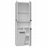 Topeshop NEL 1K DK BPOŁ bathroom storage cabinet White