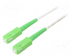 Fiber patch cord | OS2 | SC/APC,both sides | 0.5m | 9/125um | LSZH