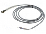 Cable: for sensors/automation | M8 | PIN: 3 | straight | 2m | plug | 60VDC