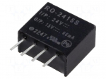 Converter: DC/DC | 1W | Uin: 21.6&divide;26.4VDC | Uout: 15VDC | Iout: 66mA