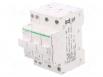 Fuse base | 8.5x31.5mm | for DIN rail mounting | 10A | Poles: 3+N