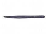 Tweezers | Blade tip shape: sharp | Tweezers len: 140mm | ESD
