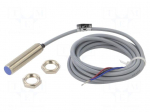Sensor: inductive | OUT: PNP / NO | 0&divide;6mm | M12 | Connection: cables | 2m