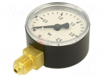 Manometer | 0&divide;2.5bar | bottom connection | Thread: G 1/4" | 50mm