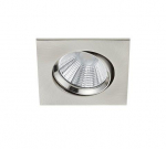 Trio Pamir LED recessed spotlight brushed steel square gaismeklis 650410107 4017807376647
