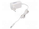 Power supply: switching | mains,plug-in | 12VDC | 2A | 24W | 86.2% | POSC