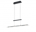 Trio Milos LED piekarama lampa matt black brushed steel R32004132 4017807588286