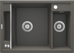 Magnetic granite sink 1.5-bowl