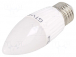 LED lamp | neutral white | E27 | 230VAC | 1000lm | 10W | 160&deg; | 4000K