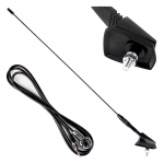 Auto- ja mootorrattatooted, elektroonika, navigatsioon, CB raadio // Car Radio and TV antennas and accessories // Antena samochodowa 41 cm 5mm adapter ant01 amio-01048