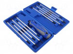 Screwdriver: universal-set | hex key,Torx&reg; | 11pcs.