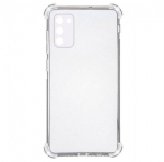 Back panel cover Evelatus Samsung Galaxy A03s TPU Military Shockproof Silicone Case TPU Transparent