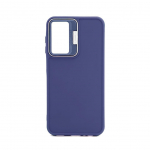 Back panel cover iLike Samsung Galaxy A55 Hybrid case With Camera Stand Blue