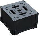 Universal plastic elbow (black)Hexaline