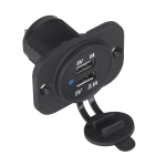 Mobiiltelefonid ja tarvikud // USB autolaadijad // Ładowarka samochodowa USB 12/24V 1A+2.1A montażowa LXG526