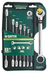 COMBINATION WRENCHES 8 pcs. DOUBLE RATCHET