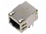Connector: RJ45 | socket | PIN: 8 | Cat: 5e | shielded,with LED | 8p8c