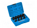 Tools set: screw extractor | 10pcs.